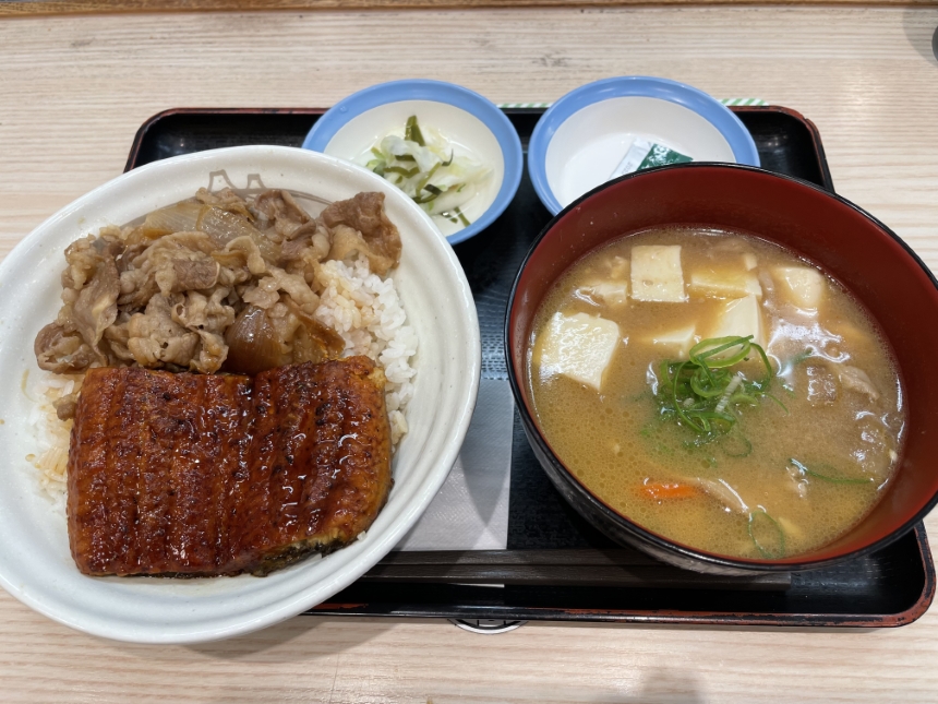 松屋 株主優待 うなぎコンボ牛めし 豚汁セット – 株主優待生活 